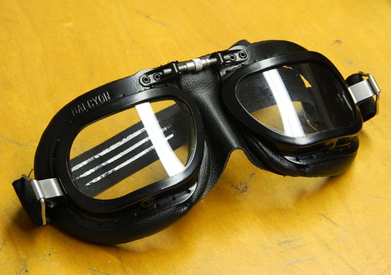 Halcyon Mark 10 Black Racing Goggles