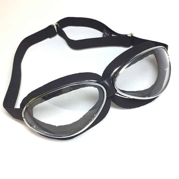 Aviator Black Moss, Chrome framed "lite" Goggles