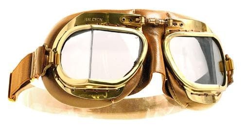 Halcyon - Mark 49 Antique Tan Leather Goggles