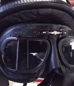 Halcyon – Mark 49 Racing Goggles – Black Leather