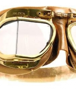 Halcyon –  Mark 49 Antique Tan Leather Goggles