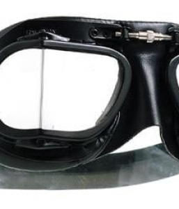 Halcyon – Mark 49 Racing Goggles – Black Leather
