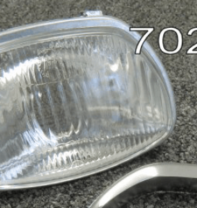Vespa Trapezoid Headlight Assembly